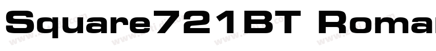 Square721BT RomanCon字体转换